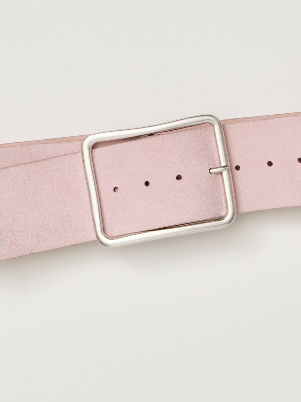 NWT Free People Suede Hex Hip Belt in Primrose Pink - Picture 3 of 4